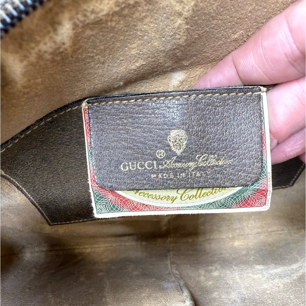 Authentic Gucci crossbody bag brown monogram coated canvas - Picture 12 of 15
